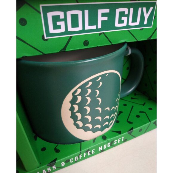 Sheffield Home Golf Guy Beer Glass & Coffee Mug Gift Set - Picture 4 of 5
